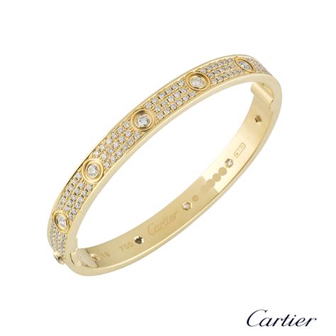 cartier love bracelet with diamonds|cartier love bracelet platinum diamond.